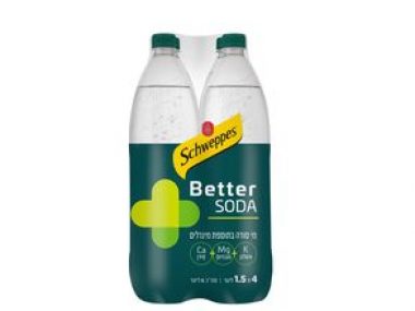 <span class="entry-title-primary">Schweppes משיקה – BETTER SODA</span> <span class="entry-subtitle">סודה בתוספת מינרלים - סידן, מגנזיום, ואשלגן</span>