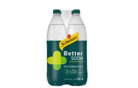 <span class="entry-title-primary">Schweppes משיקה – BETTER SODA</span> <span class="entry-subtitle">סודה בתוספת מינרלים - סידן, מגנזיום, ואשלגן</span>