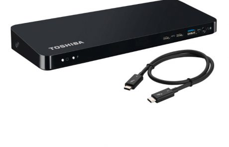 <span class="entry-title-primary">הקץ לריבוי הכבלים – עם Thunderbolt 3 של טושיבה – תחנת עגינה חכמה לחיבור הלפטופ לסביבת העבודה השולחנית</span> <span class="entry-subtitle">חוסך מהמשתמש שחוזר הביתה או למשרד, את כאב הראש הכרוך בחיבור אינספור כבלים, בכל פעם שהוא חוזר לשולחן העבודה שלו</span>